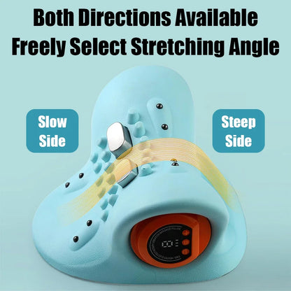 Electric Cervical Traction Neck Massager Pillow - Ergonomic Vibration Kneading Head Support for Home Relaxation, CE Certified