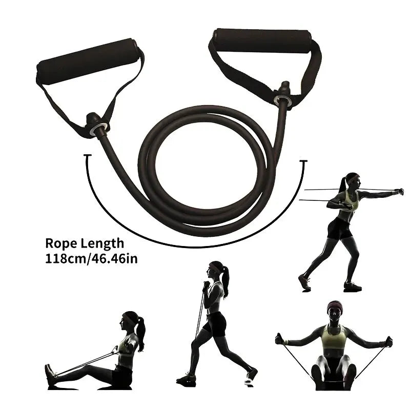 Resistance Bands with Handles Set - Premium Home Gym Strength Training Tubes for Men & Women, Comprehensive Fitness Workout Equipment