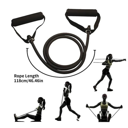 Resistance Bands with Handles Set - Premium Home Gym Strength Training Tubes for Men & Women, Comprehensive Fitness Workout Equipment