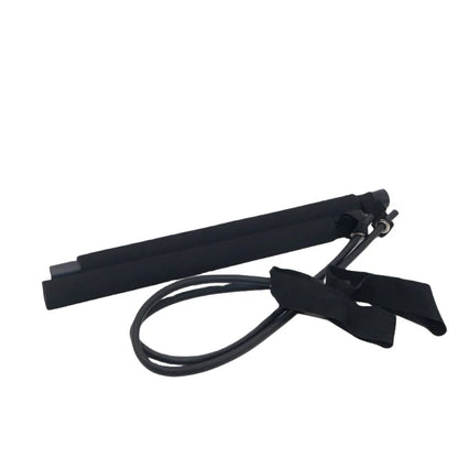 Portable Pilates Bar Stick with Adjustable Resistance Bands - Fitness Exercise Rod for Yoga, Stretching, Core & Full Body Home Workout, Unisex