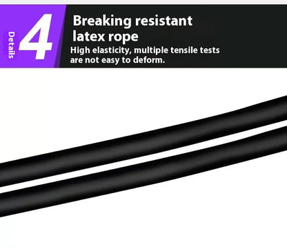 Portable Pilates Bar Stick with Adjustable Resistance Bands - Fitness Exercise Rod for Yoga, Stretching, Core & Full Body Home Workout, Unisex