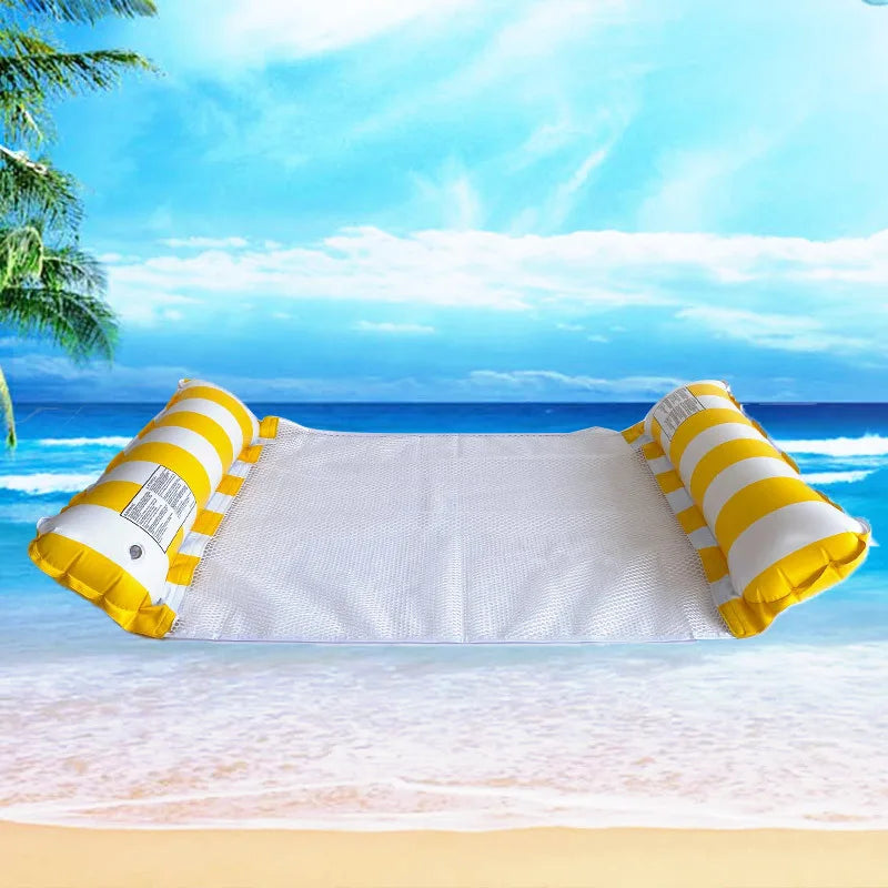 Premium Striped Swimming Pool Loungers - Durable Sunbathing Mattresses, Perfect for Pool Parties & Beach Adventures