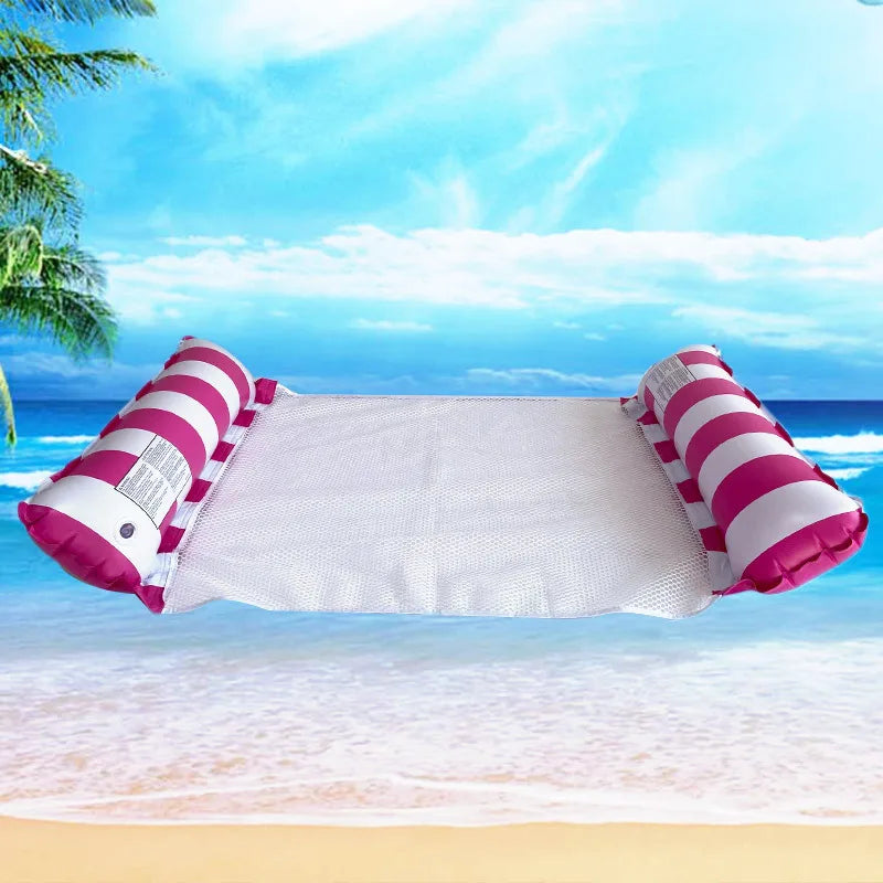 Premium Striped Swimming Pool Loungers - Durable Sunbathing Mattresses, Perfect for Pool Parties & Beach Adventures