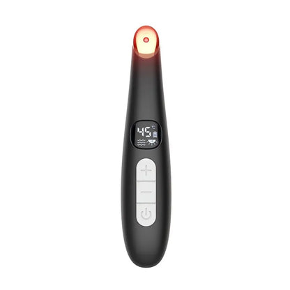 3-in-1 Electric Eye Massager Wand - LED Light Therapy Face Lift Beauty Device for Dark Circles, Puffiness & Fine Lines