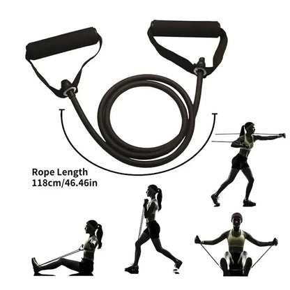 Resistance Bands with Handles Set - Premium Home Gym Strength Training Tubes for Men & Women, Comprehensive Fitness Workout Equipment